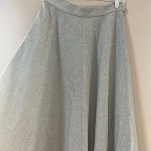 Polo Ralph Lauren Purple Label 'A Line' Skirt - Size 4 - Gray (with pockets)